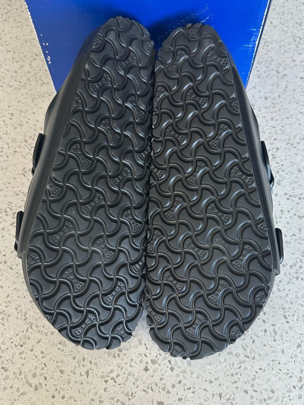 Birkenstock Black Double Strap EVA Slides - Picture 2 of 5